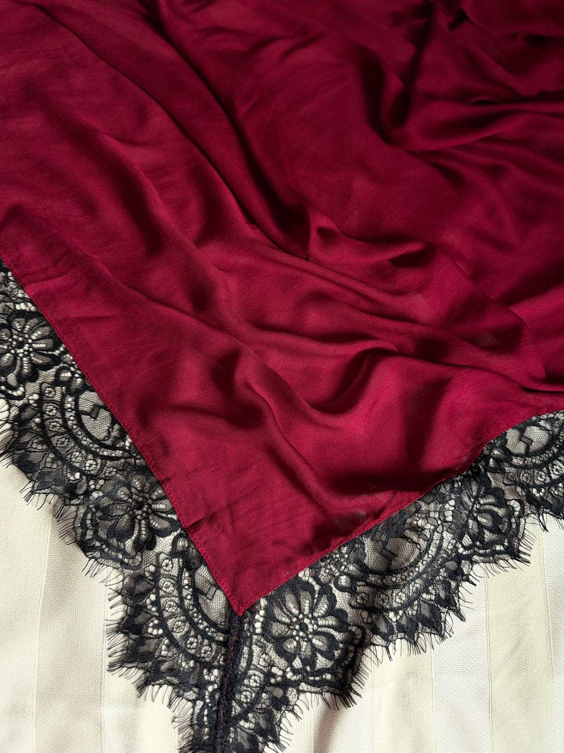 Maroon Lace